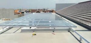 Kanopi Kaca tempered